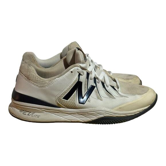 New Balance Other - New Balance 1006 Revlite White Navy Tennis Shoes Men's Size 11 Court Sneakers